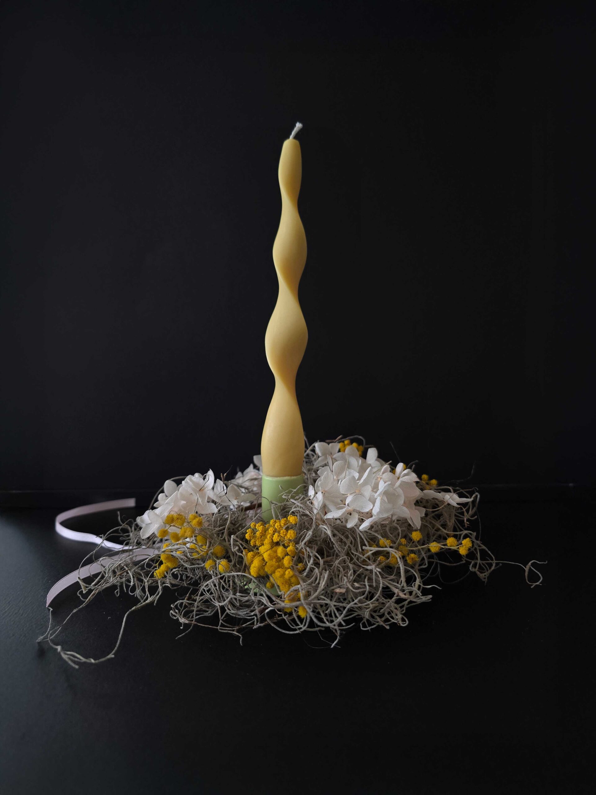 Coroniță din plante naturale uscate ( Model 1)